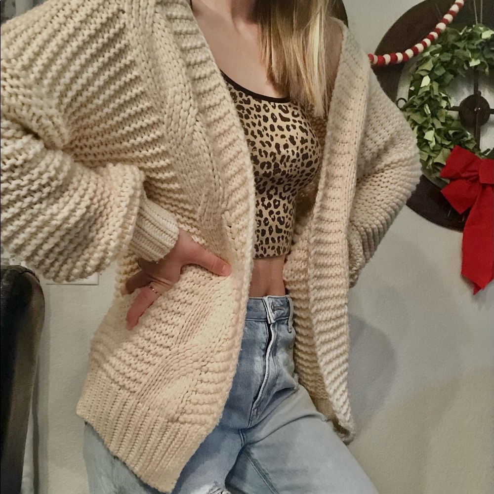 Sweater, cardigan, and jacket bundle